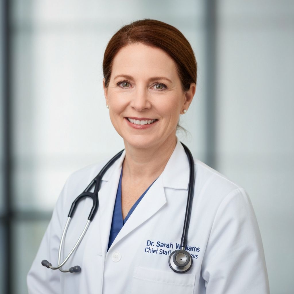 Portrait of Dr. Sarah Williams, Clinical Director, Central Health Group
